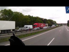 Авария на германском автобане